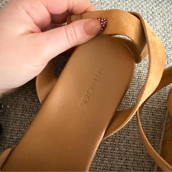 Vince “Jet” Genuine Suede Platform Sandals - Picture 6 of 12